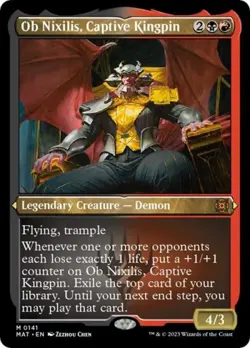 Ob Nixilis, Captive Kingpin (Foil Etched) -Foil Near Mint MTG - Image 1