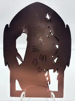 ❤ASUNA ICHONISE Goddess Story Anime Waifu Gold METAL Card - Image 2