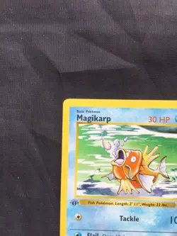 Pokemon Cards: Base Set 1st Edition Uncommon: Magikarp 35/102 - Image 2