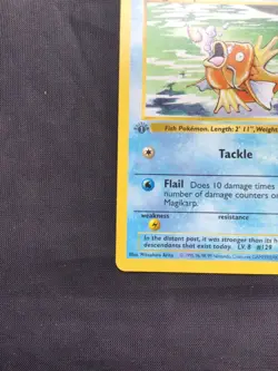 Pokemon Cards: Base Set 1st Edition Uncommon: Magikarp 35/102 - Image 5