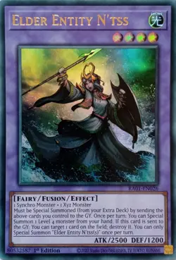 RA01-EN026 ELDER ENTITY N'TSS ULTRA RARE 1ST EDITION YuGiOh CARD - Image 1