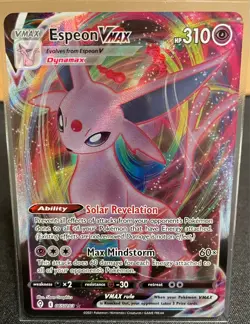 Espeon Vmax 065/203 Evolving Skies Full Art Ultra Rare Pokemon Card - Image 1