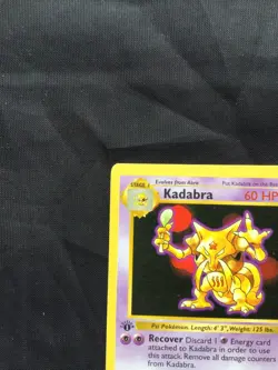 Pokemon Cards: Base Set 1st Edition Uncommon: Kadabra 32/102 - Image 2