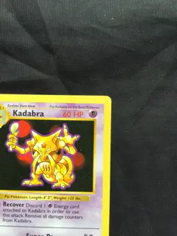 Pokemon Cards: Base Set 1st Edition Uncommon: Kadabra 32/102 - Image 3
