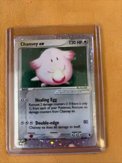 Pokemon TCG Chansey EX 96/109 Ruby and Sapphire Holo Card - Image 1