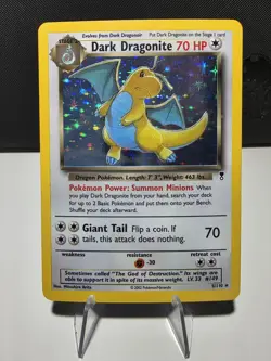 Dark Dragonite 5/110 Legendary Collection Holo Rare Pokemon Card - Image 3