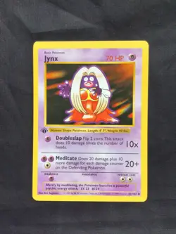 Pokemon Cards: Base Set 1st Edition Uncommon: Jynx 31/102 - Image 1