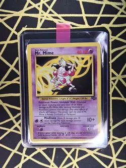 🔥 Mr. Mime 22/64 🔥 Original Non Holo Rare Jungle Set Pokemon Card WOTC 1999 - Image 1