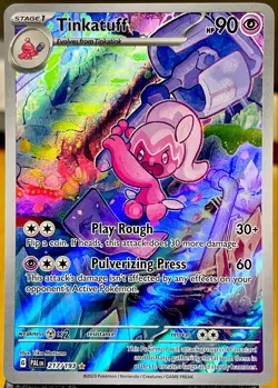 🔥 Tinkatuff - 217/193 - Paldea Evolved - Illustration Rare NM - Pokemon 🔥 - Image 1