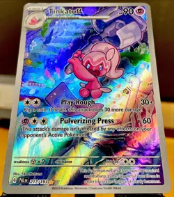 🔥 Tinkatuff - 217/193 - Paldea Evolved - Illustration Rare NM - Pokemon 🔥 - Image 3