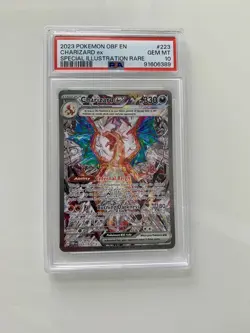 Charizard ex 223/197 Pokemon Obsidian Flames Special Illustration Rare - PSA 10 - Image 1