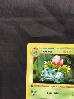 Pokemon Cards: Base Set 1st Edition Uncommon: Ivysaur 30/102 - Image 2