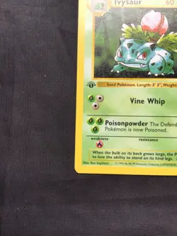 Pokemon Cards: Base Set 1st Edition Uncommon: Ivysaur 30/102 - Image 5