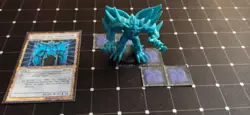 Yugioh Dungeon Dice Monsters obelisk the tormentor custom DDM custom figure card - Image 1