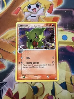 Pokemon Card - Delta Species 73/113 - LARVITAR (common) - NM - Image 1