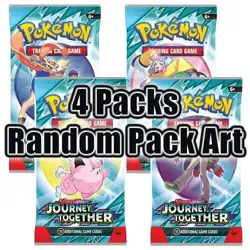 4x Journey Together Pokemon Booster Packs - Ebay Live - Rip & Ship - Image 1