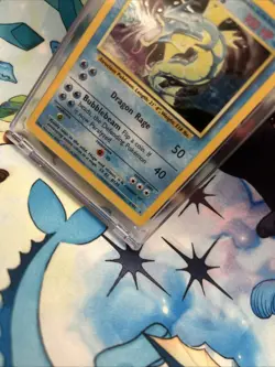 Pokemon Gyarados Holo Shadowless Rare TCG Base Set Card 6/102 - Image 5