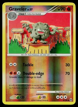 Pokemon Card - Graveler Arceus 37/99 Reverse Holo - Image 1