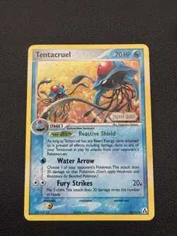 Tentacruel 45/92 Stamped Holo Uncommon Ex Legend Maker Pokemon Card - Image 4