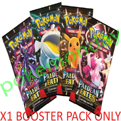 Paldean Fates Scarlet & Violet Booster Pack 151 Go Pokemon Card TCG New & Sealed - Image 1