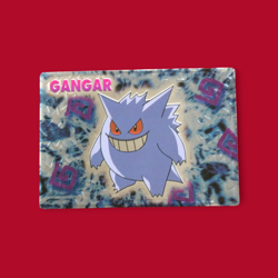 GENGAR (GANGAR)--JAPANESE MEIJI EMBOSSED PROMO FOIL POKEMON CARD - Image 1