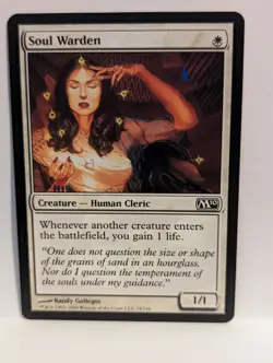 Magic: 2010 Core Set M10: Soul Warden 34/249 NM - Image 1