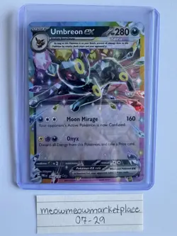 Pokemon TCG Umbreon EX 060/131 Double Rare Holo Card Prismatic Evolutions - Image 2