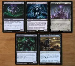 Set of 10 Black Horror Creatures *Magic MTG Commander* Sauron, the Necromancer - Image 2