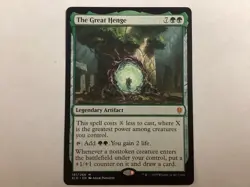 MTG Throne Of Eldraine THE GREAT HENGE NM (3011) Graded Power - Image 1