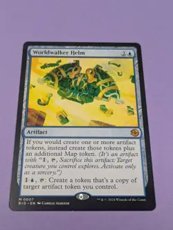 MTG Magic: The Big Score: Worldwalker Helm #0007 Mythic - NM - Image 1
