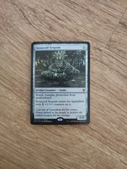 MtG ELD - Promo Stonecoil Serpent #235 FOIL - Image 2