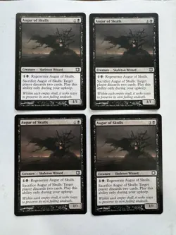 Magic the Gathering MTG Augur Of Skulls Play Set Of 4 - Image 1
