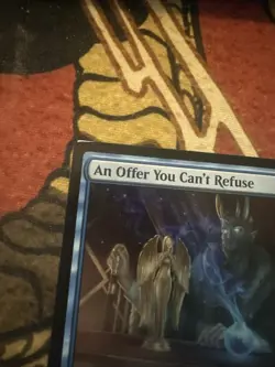 Mtg Magic New Capenna An Offer You Can’t Refuse Miscut Dull Cut Misprint Error - Image 2