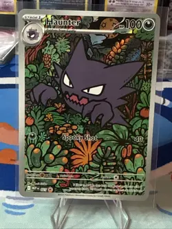 Pokemon TCG Haunter 027 Illustration Rare Promo Mega Evolution Battle Deck NM/M - Image 1