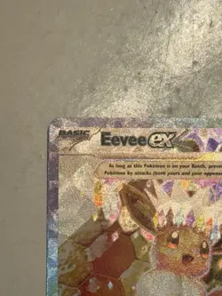 2025 Pokemon SVP Prismatic Evolutions Eevee EX 174 Black Star Promo - Image 2