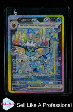 AQUANA EX POKEMON 149/131 2025 PRISMATISCHE ENTWICKLUNG HOLO FOIL DEUTSCH - Image 1