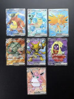 Pokemon TCG 151 Mixed Lot 8 Count Near Mint Condition No Duplicates - Image 1