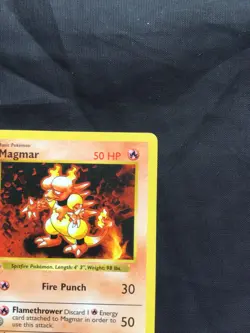 Pokemon Cards: Base Set 1st Edition Uncommon: Magmar 36/102 - Image 3