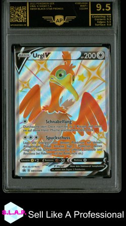 URGL V POKEMON SWSH086 2021 SWSH BLACK STAR PROMOS MINT+ DEUTSCH AP GRADING 9,5 - Image 1