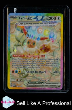 EVOLI EX POKEMON 167/131 2025 PRISMATISCHE ENTWICKLUNG HOLO FOIL DEUTSCH - Image 1