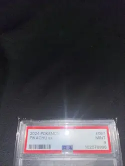 2024 POKEMON SSP EN-SURGING SPARKS #057 PIKACHU EX PSA 9 - Image 5