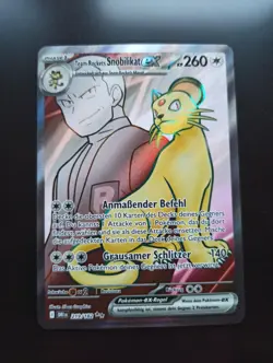 Team Rockets Snobilikat ex DRI 216/182 Ewige Rivalen Pokemon Pack Frisch Rocket - Image 2