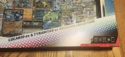 Pokemon Lucario Ex Tyranitar Ex Premium Collection Prismatic Evolution In sams - Image 4