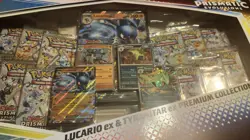 Pokemon Lucario Ex Tyranitar Ex Premium Collection Prismatic Evolution In sams - Image 5