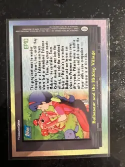 Ep. 10: Bulbasaur and the Hidden Village - Pokemon TV Animation - Topps - Image 2