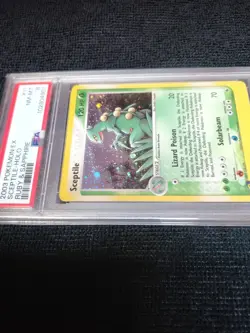 2003 Pokemon Sceptile 11/109 EX Ruby & Sapphire Holo PSA 8 WOTC - Image 4