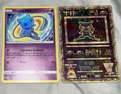 Pokemon Mew Lot Of 2 - RESERVED - Heavy Played To Damaged - Image 1