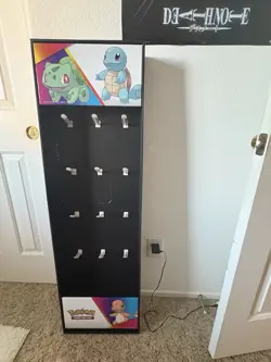 Pokemon TCG Mega Evolution Cardboard Display Stand Store Promo - Image 1