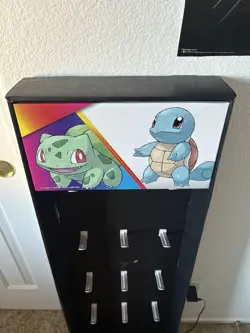 Pokemon TCG Mega Evolution Cardboard Display Stand Store Promo - Image 3