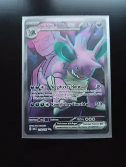 Team Rockets Nidoking ex DRI 216/182 Ewige Rivalen Pokemon Pack Frisch Rocket - Image 1